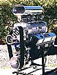 Blown small block marine engine